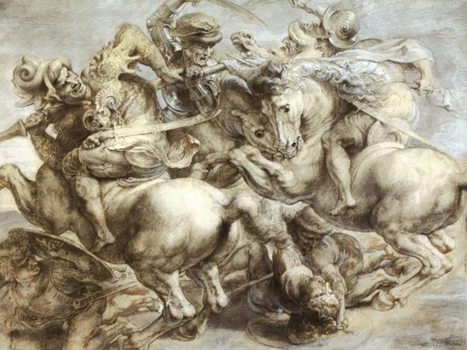 The battle of Anghiari