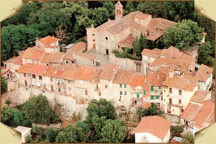 The local village of Badia Agnano was once an Abbey Badia a Agnano