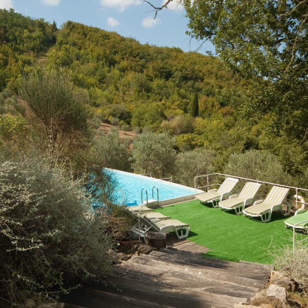 Pool by the Villa in Chianti