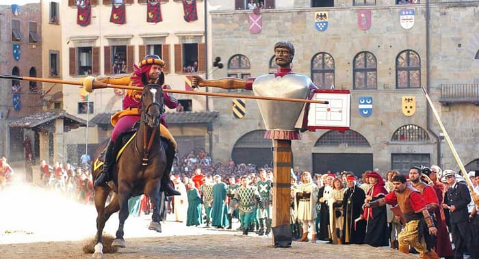 The Jousting at Arezzo's Giostra del Saracino is still a remarkable feat ArezzoSaracenJoust