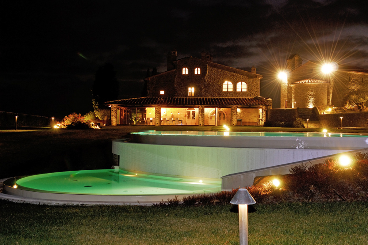 The views from San Michele's pool are spectacular PoolNight