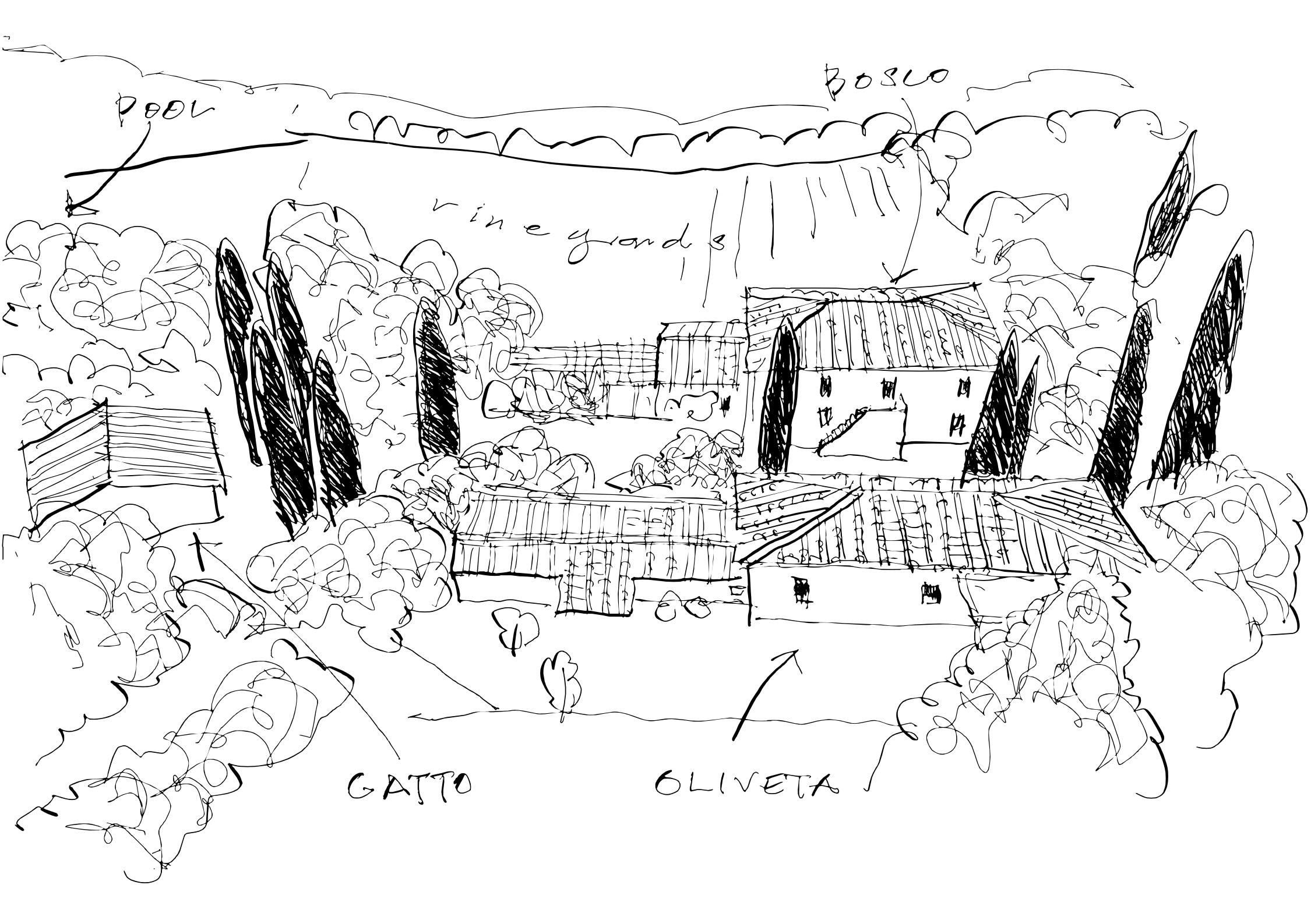 Borgo Castello in Chianti sleeps up to 22, with a private pool, Jacuzzi and a vegetable garden! sketch-borgo